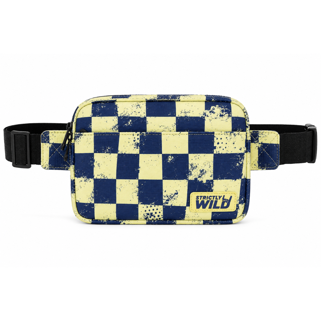 Gate Drop Checker Cross Body Bag