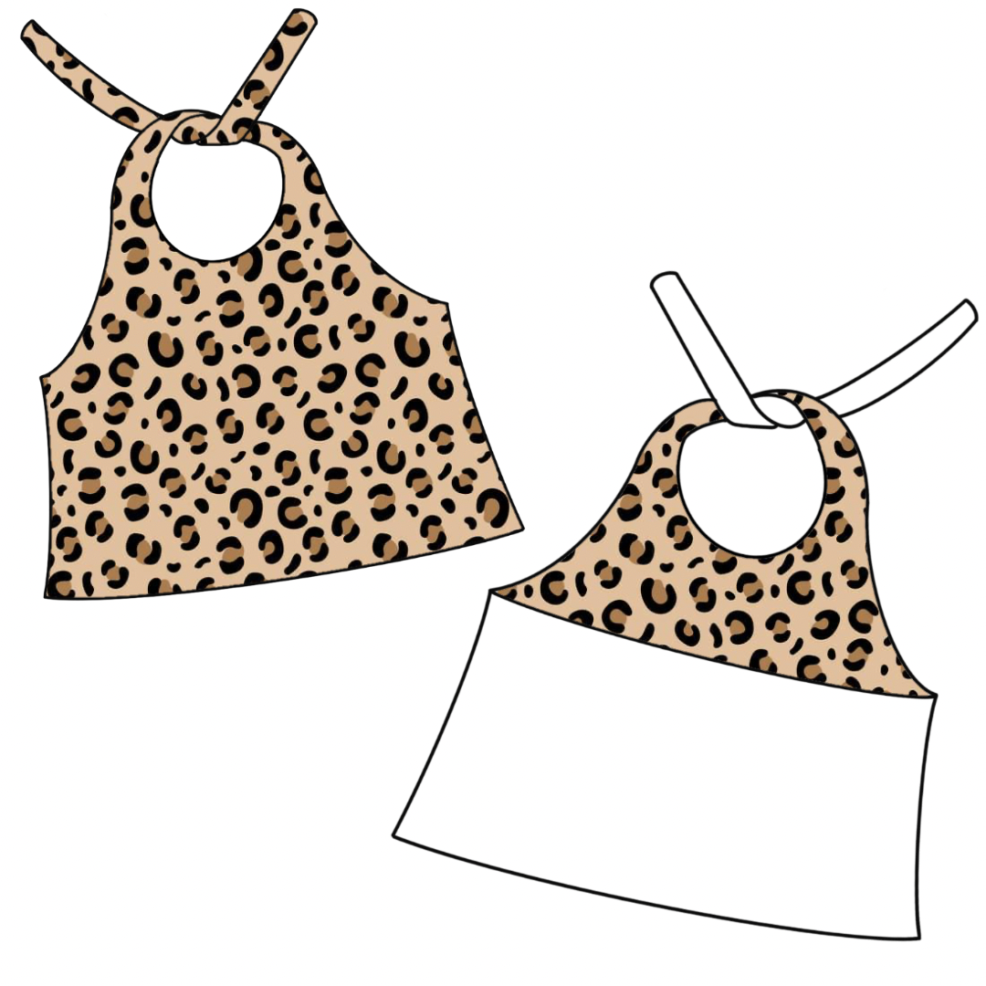 Cheetah Print Halter Top