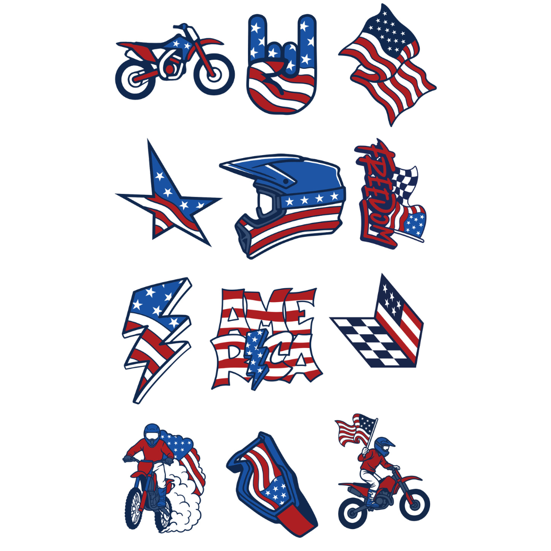 Murica Tattoo Sheet