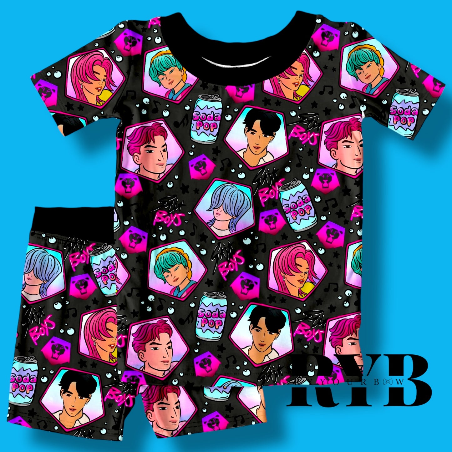 Saja Boys Short Set PREORDER( ARRIVING EARLY DECEMBER )