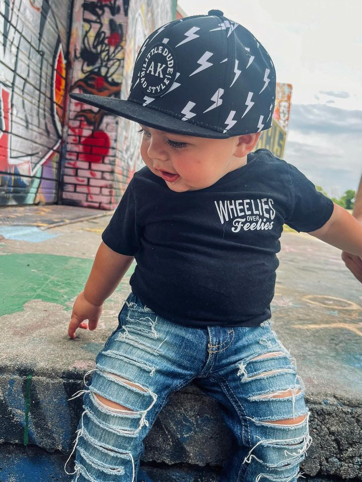 Wheelies over feelies-AK Graphic Tee