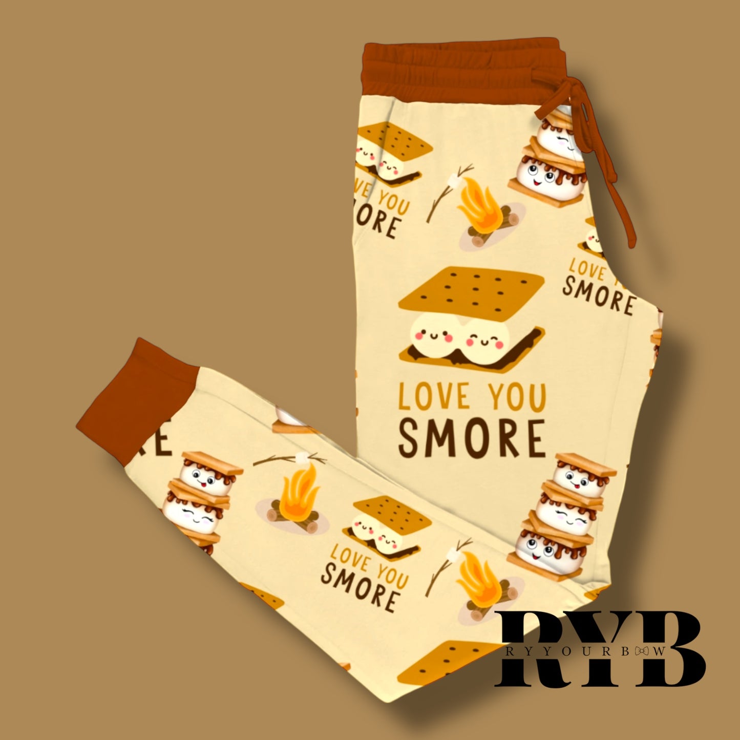 Love You Smore Adult Joggers RTS