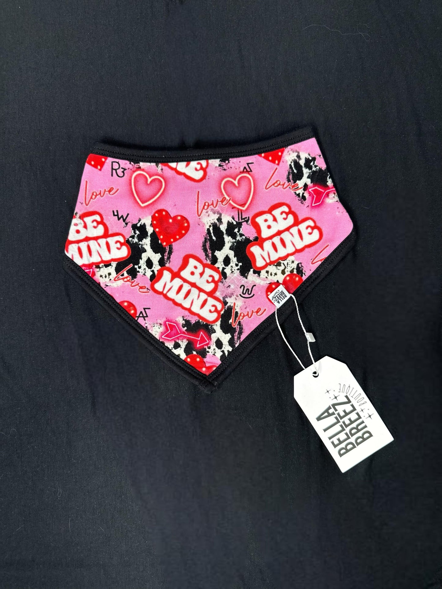 Western Be Mine Bamboo Bib