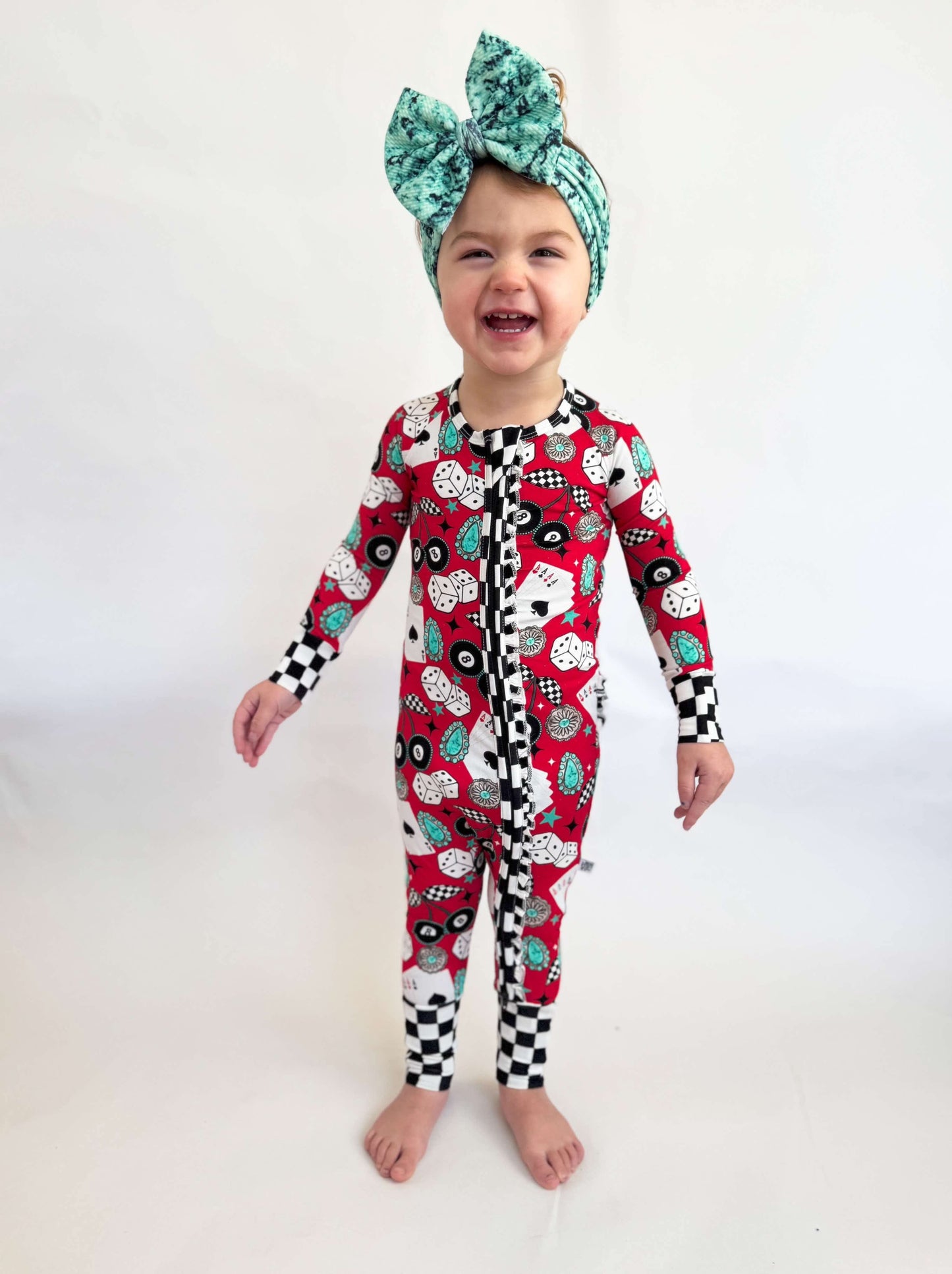 Wild Card Ruffled Bamboo Sleeper