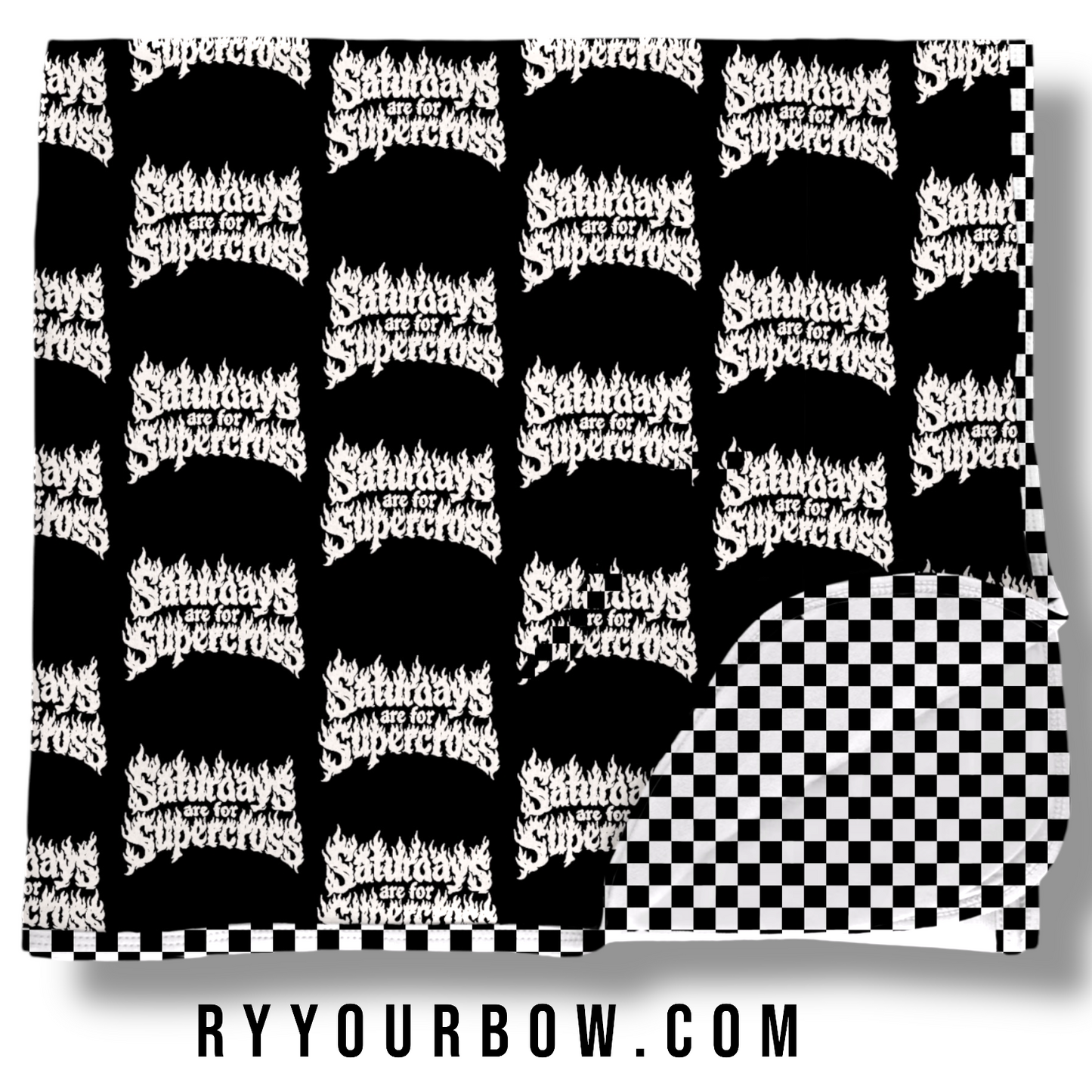 Saturdays Are For Supercross Bamboo Double Sided Blanket *PREORDER*