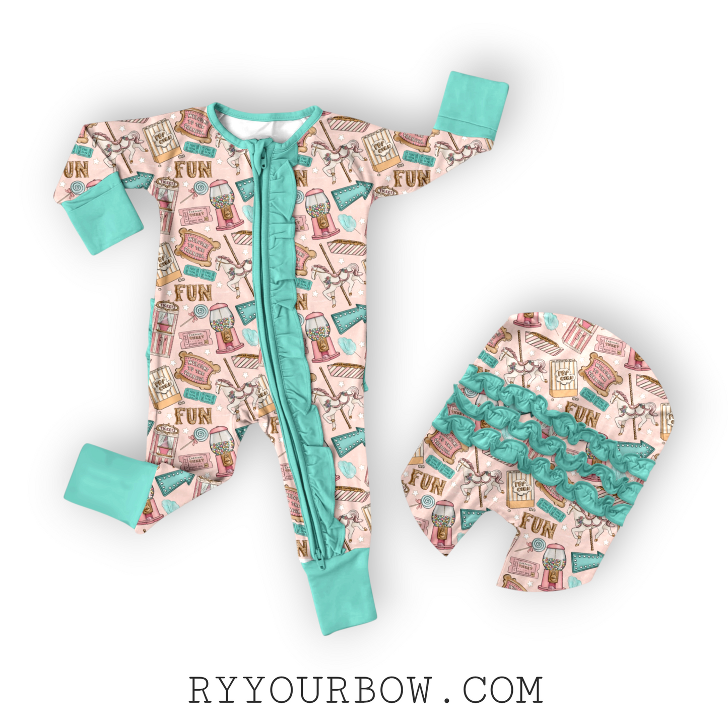 CARNIVAL FUN Ruffled Zippy