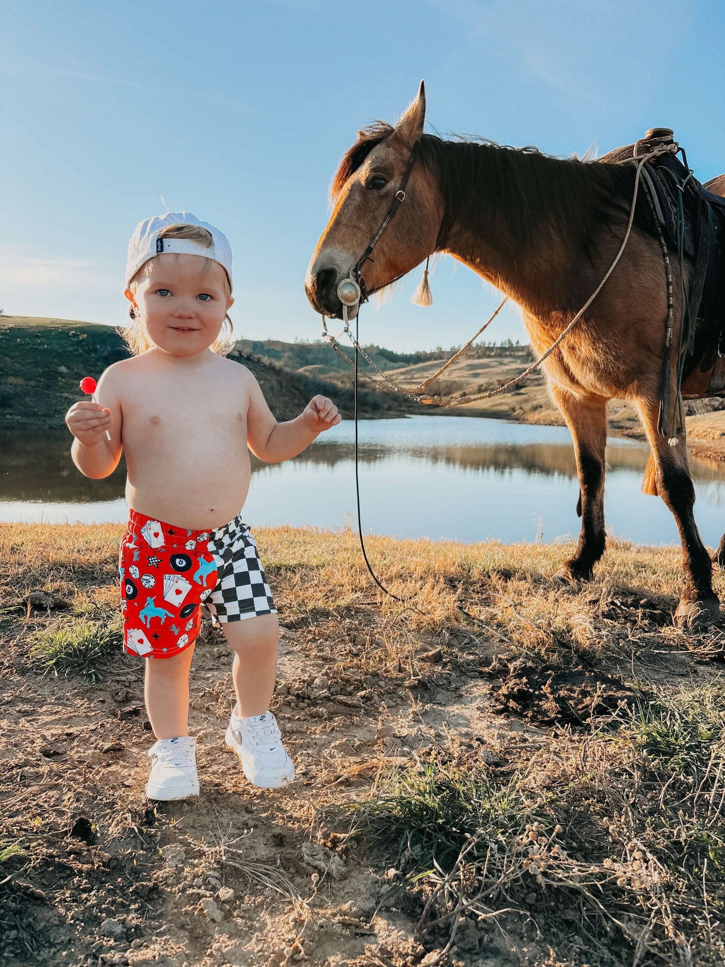 Luck Of The Draw Swim Trunks