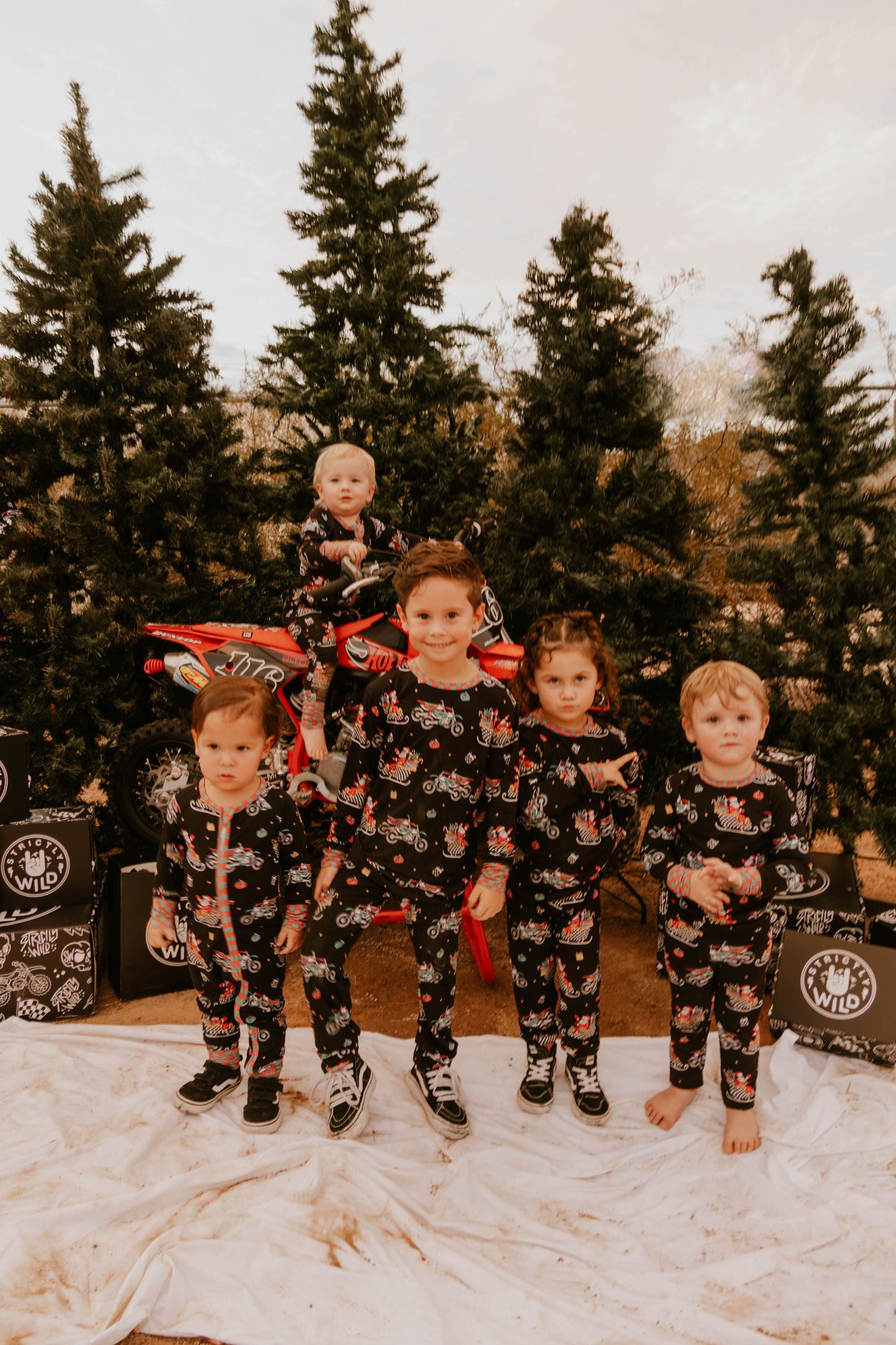 Santas Speedy Sleigh Toddler & Youth Pajamas / PREORDER shipping Oct 26 - Nov 9