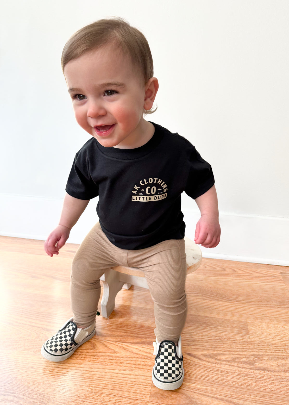 AK Little Dude-AK Graphic Tee Black