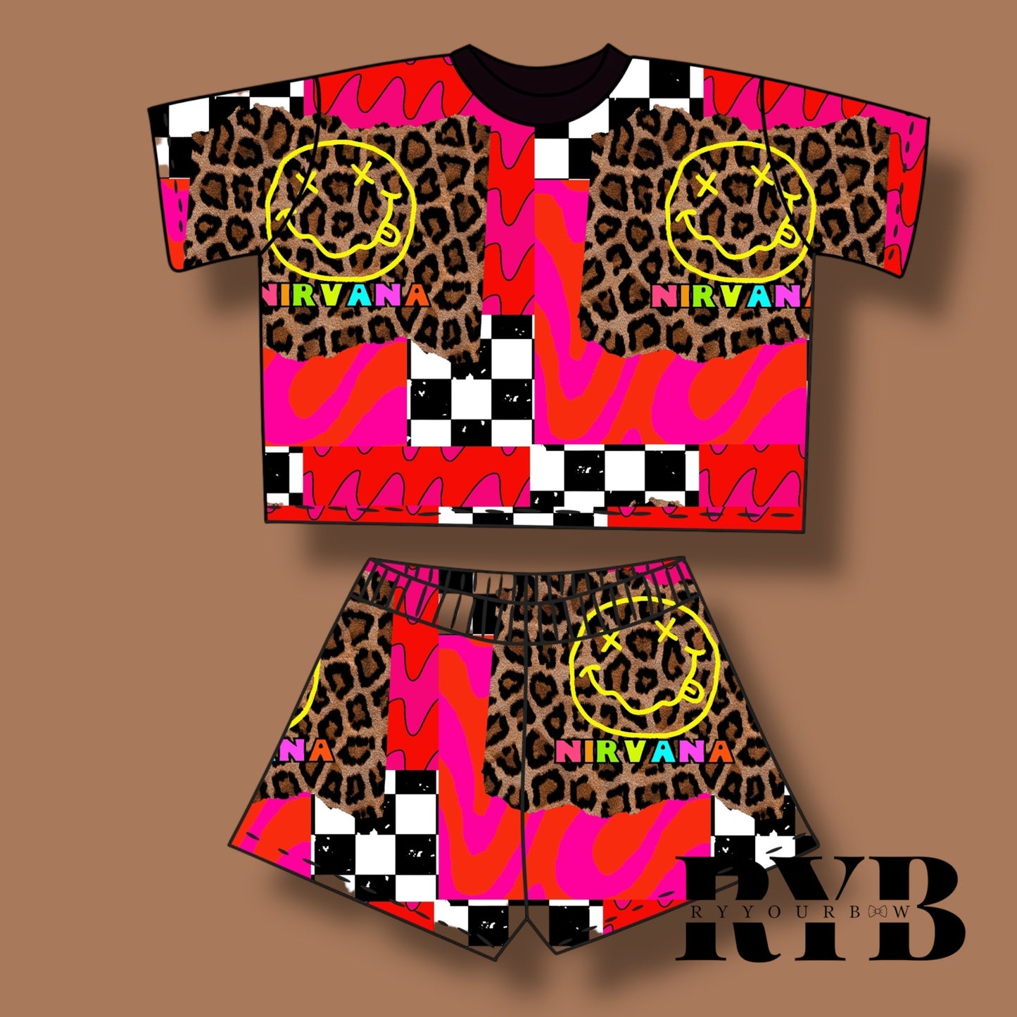 Nirvana Comfy top and Bummie Set