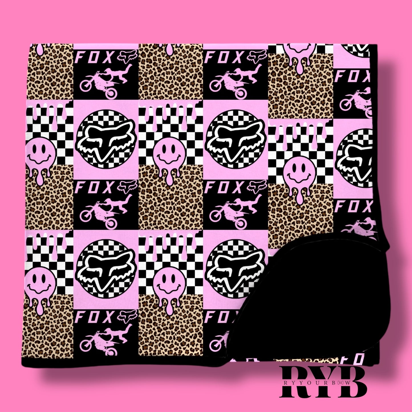 Moto Babe Bamboo Double Sided Blanket