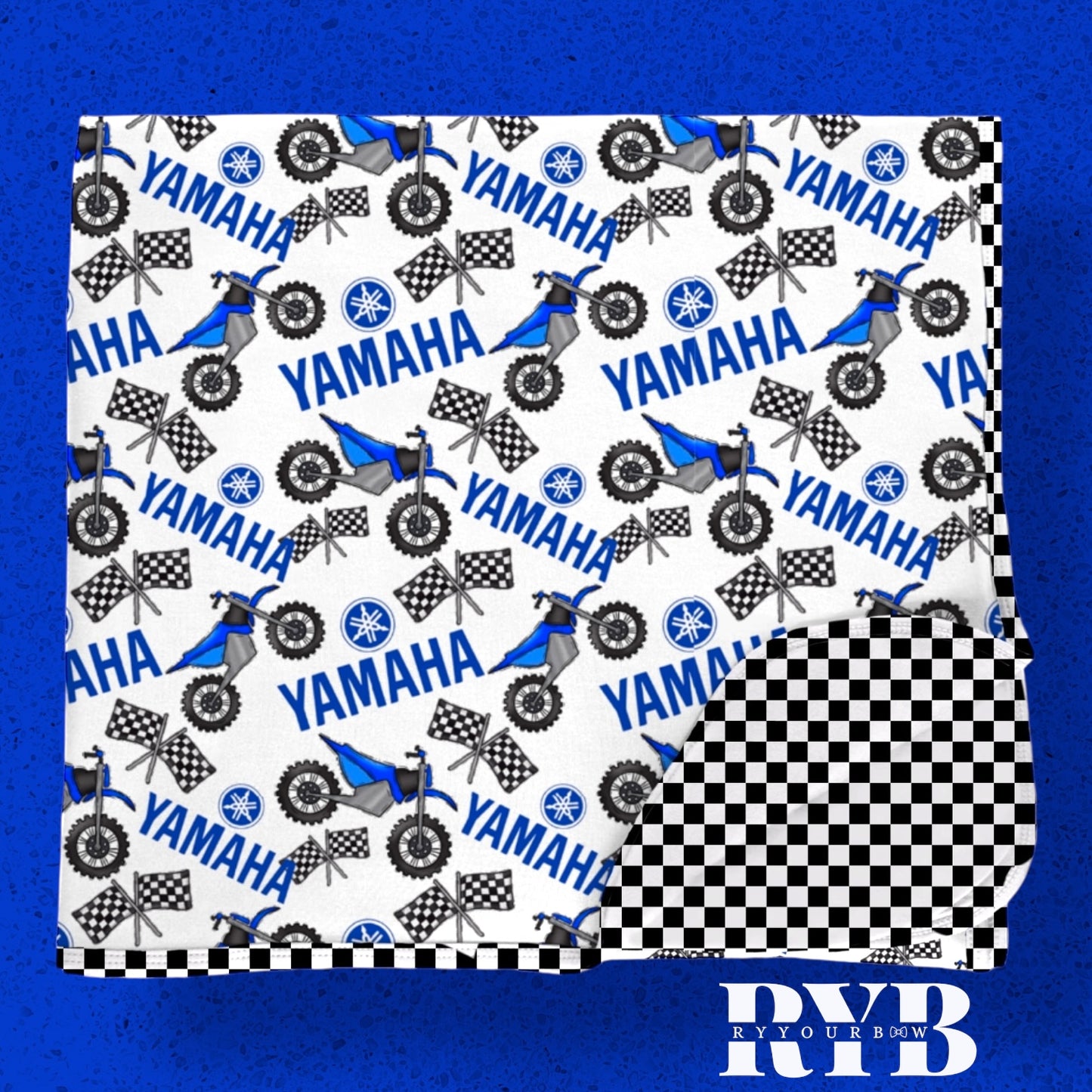 Team Blue Bamboo Double Sided Blanket