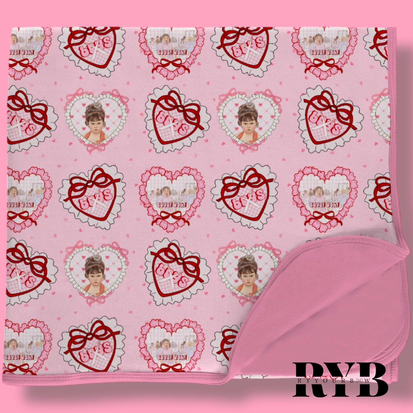 No Boys Bamboo Double Sided Blanket RTS