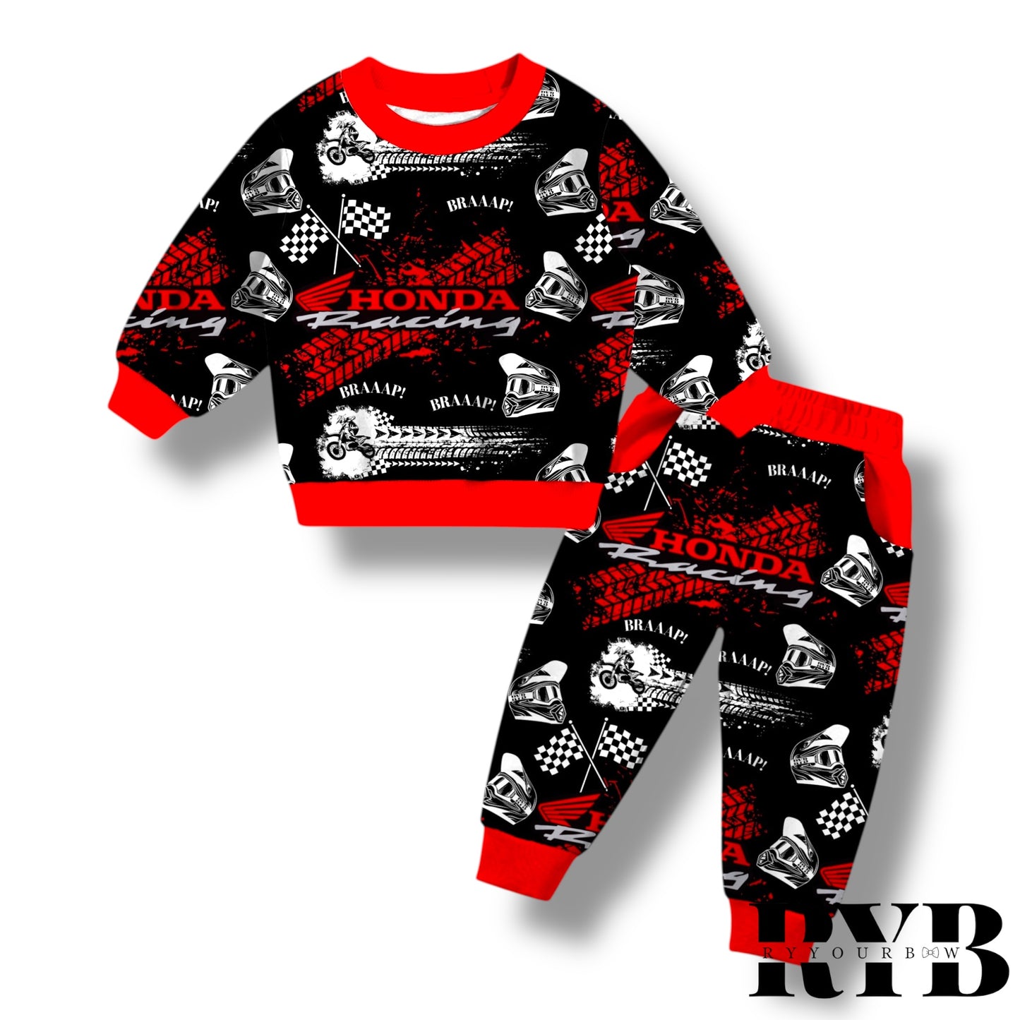 Red Team Sweatshirt + Joggers Set Bamboo RTS