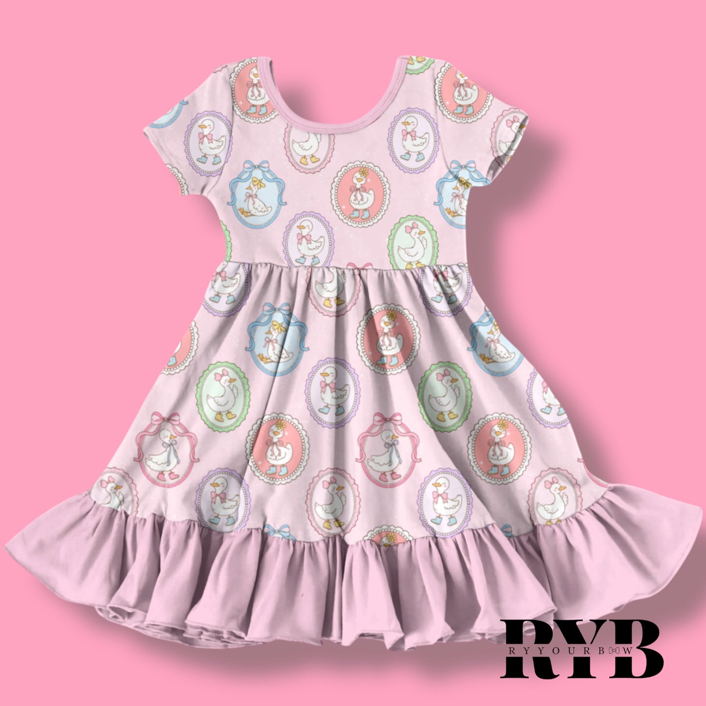 Sweet Goose Bamboo Ruffled Dress RTS