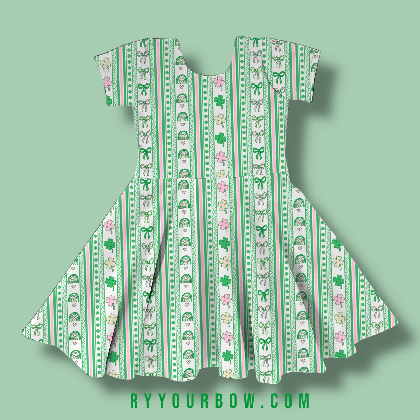 Clover The Rainbow Bamboo Dress PreOrder