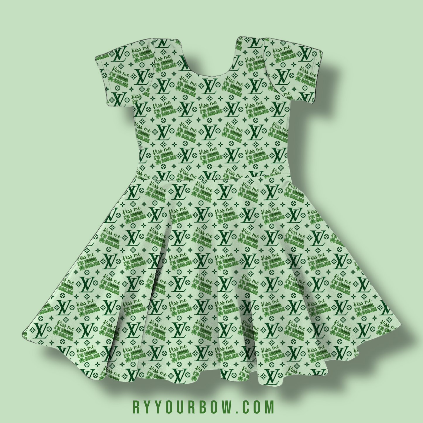 Kiss Me I'm Irish Bamboo Dress PreOrder