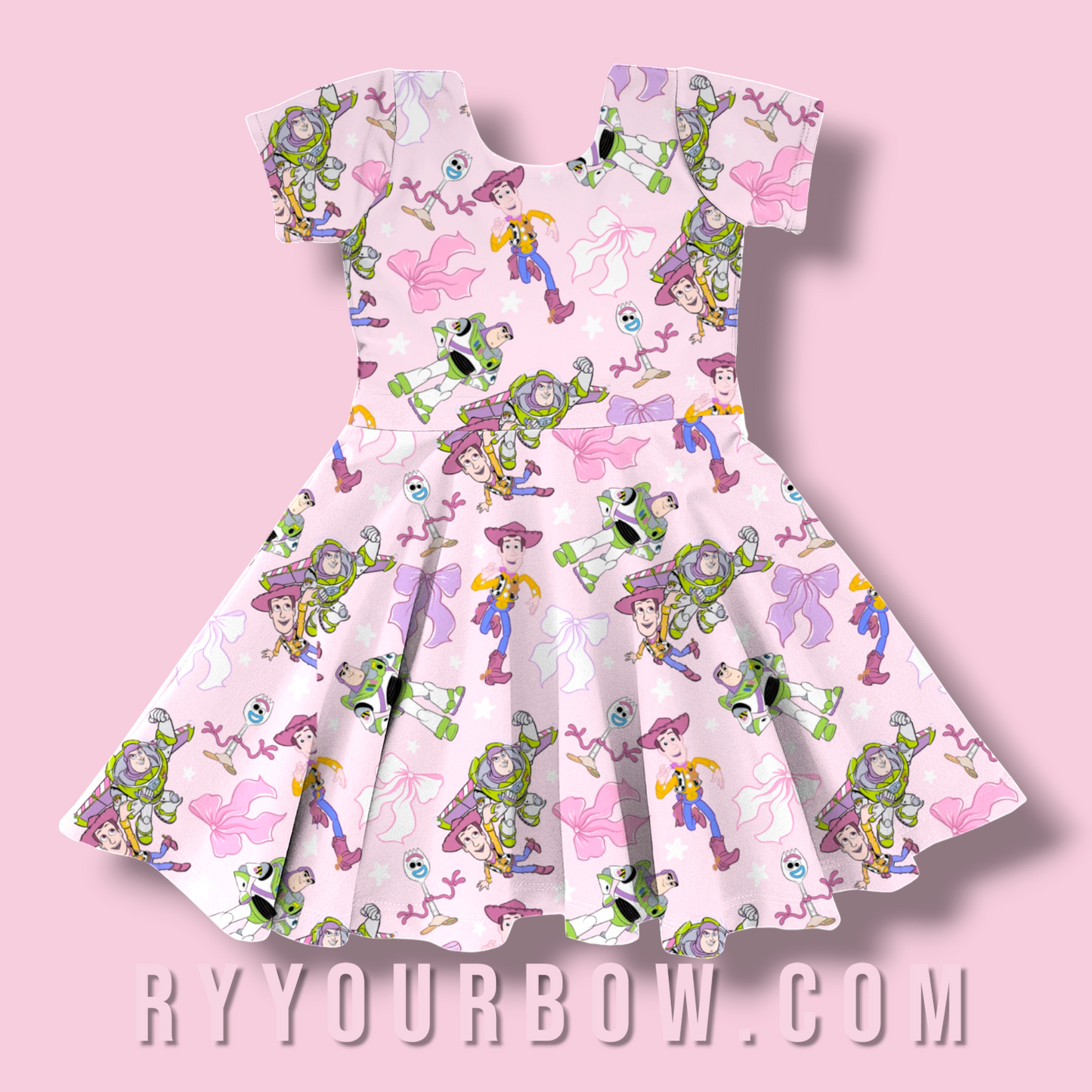 You've Got A Friend in Me Pink Dress RTS