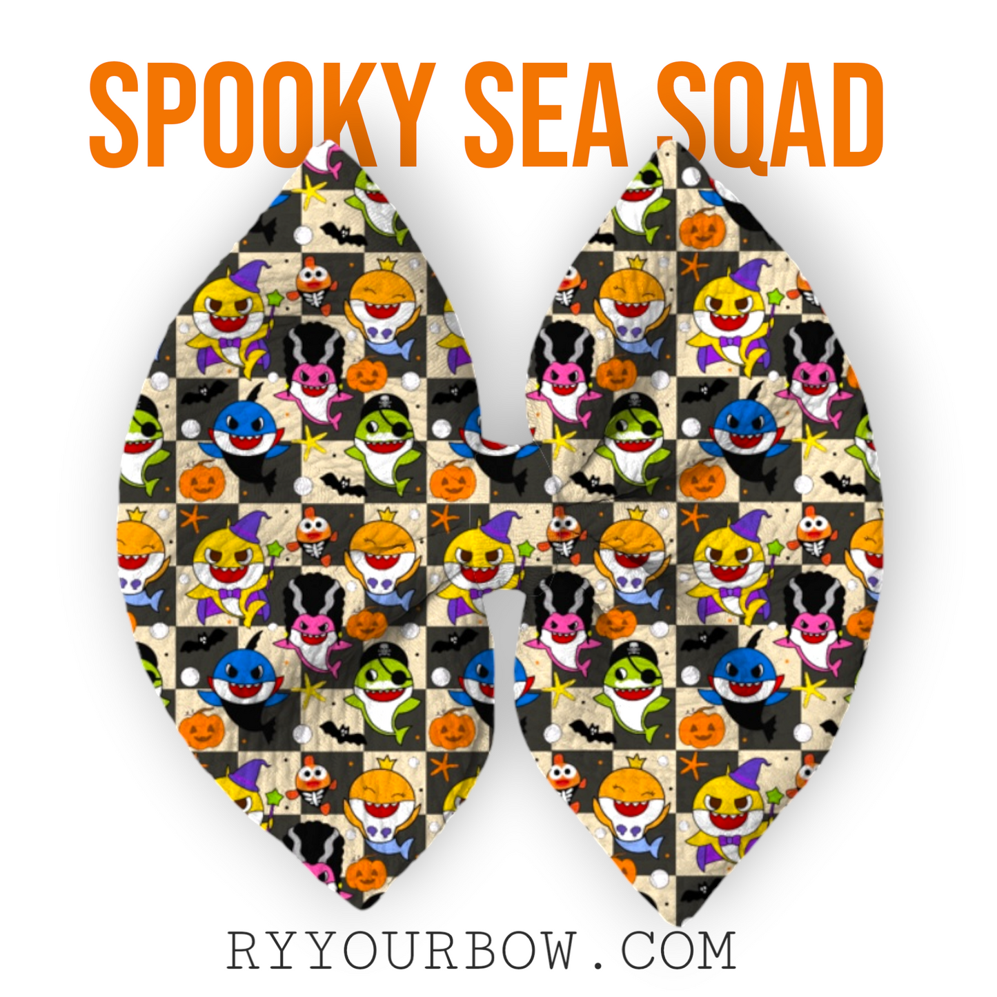 SPOOKY SEA SQAD Bows & Headwraps