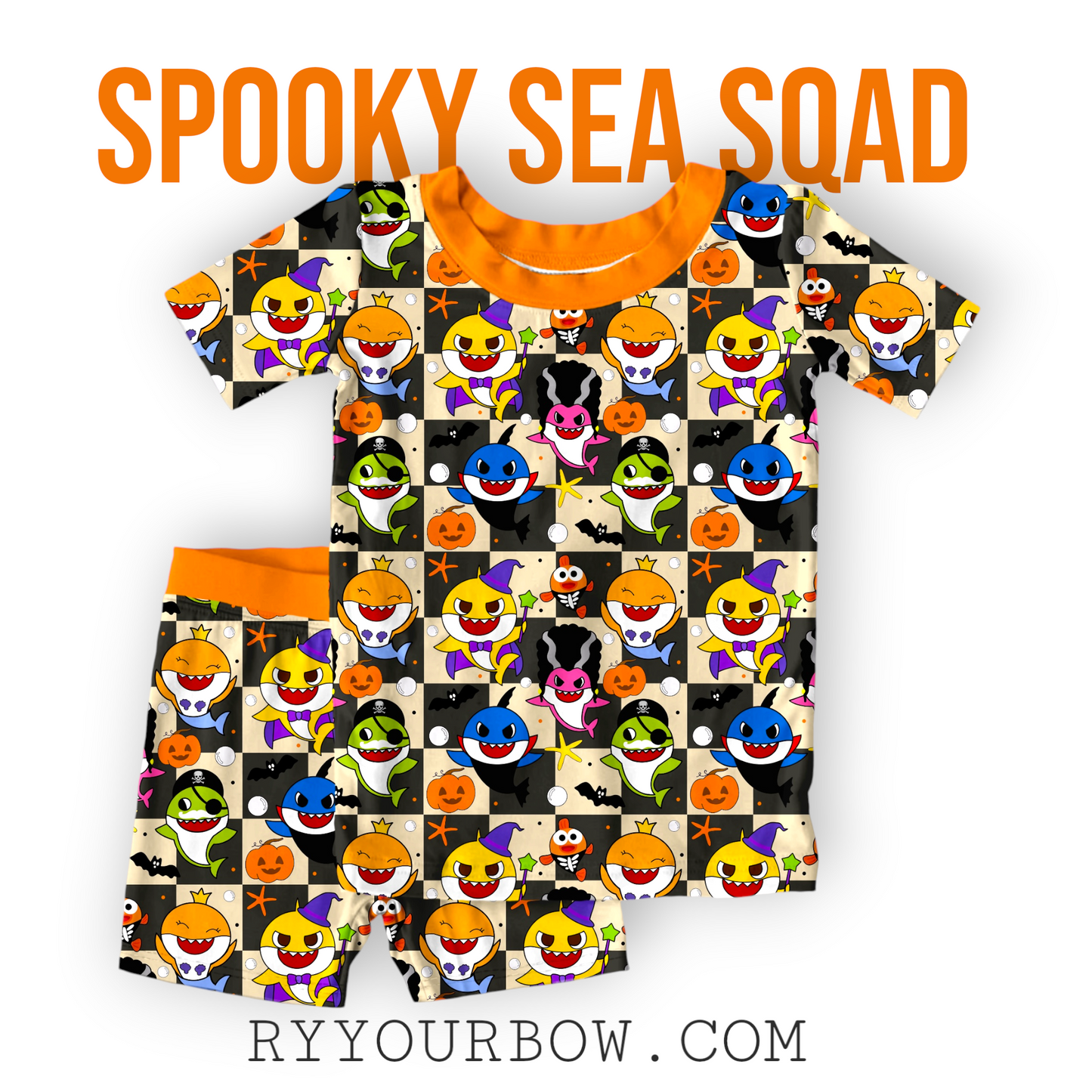 SPOOKY SEA SQAD Short Set *PREORDER*