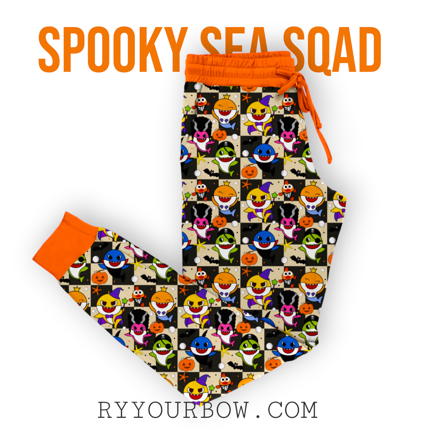 SPOOKY SEA SQAD ADULT Joggers *PREORDER*