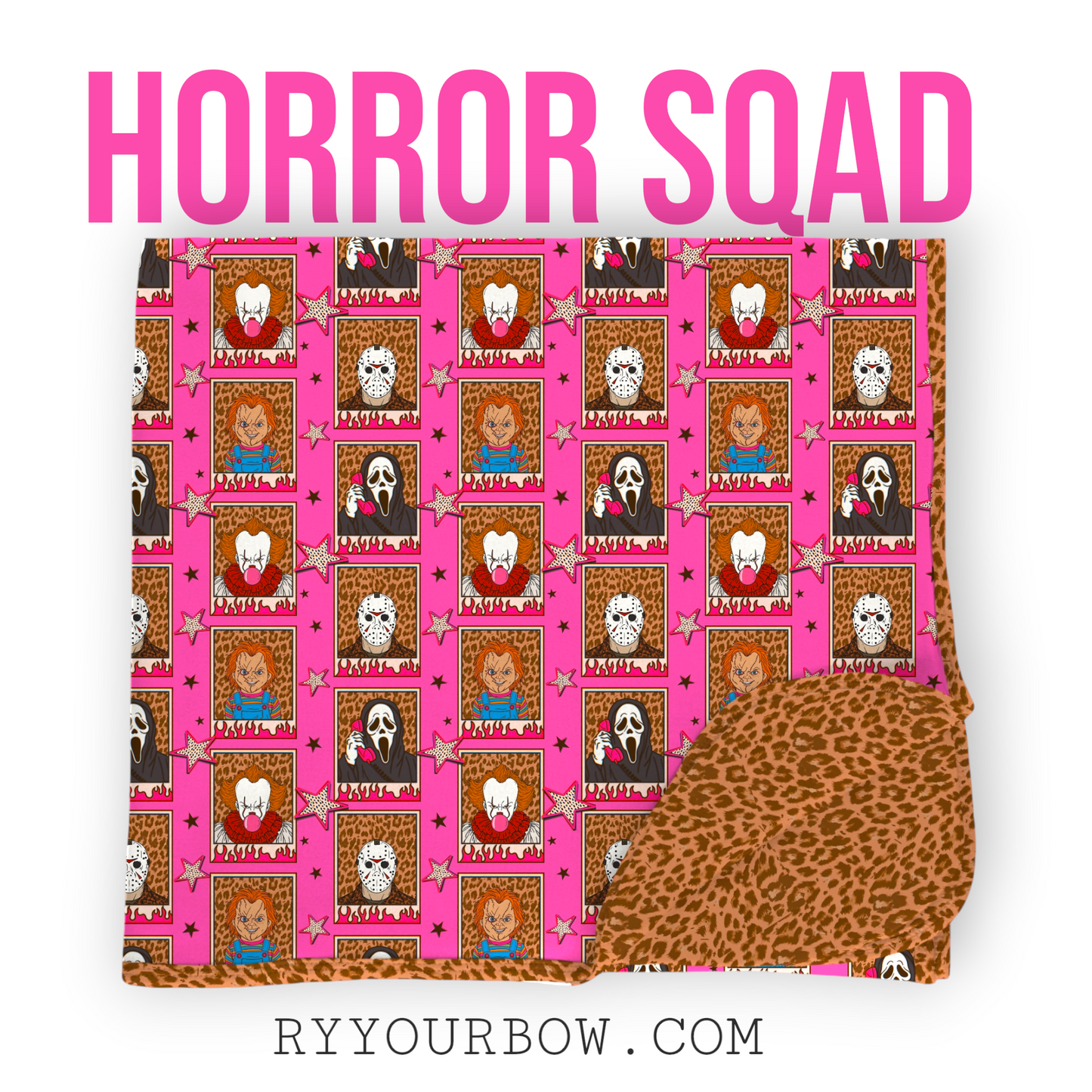HORROR SQAD Double Sided Blanket *PREORDER*