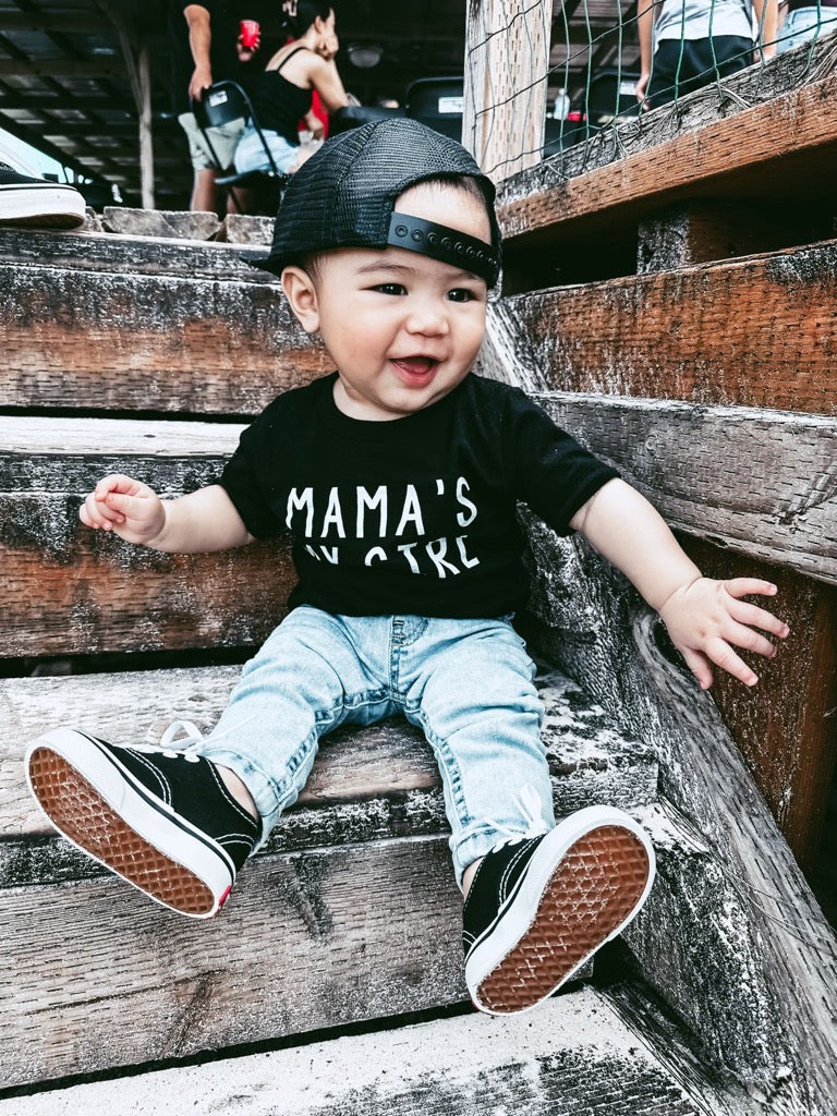 Mamas My Girl - AK Graphic Tee Black