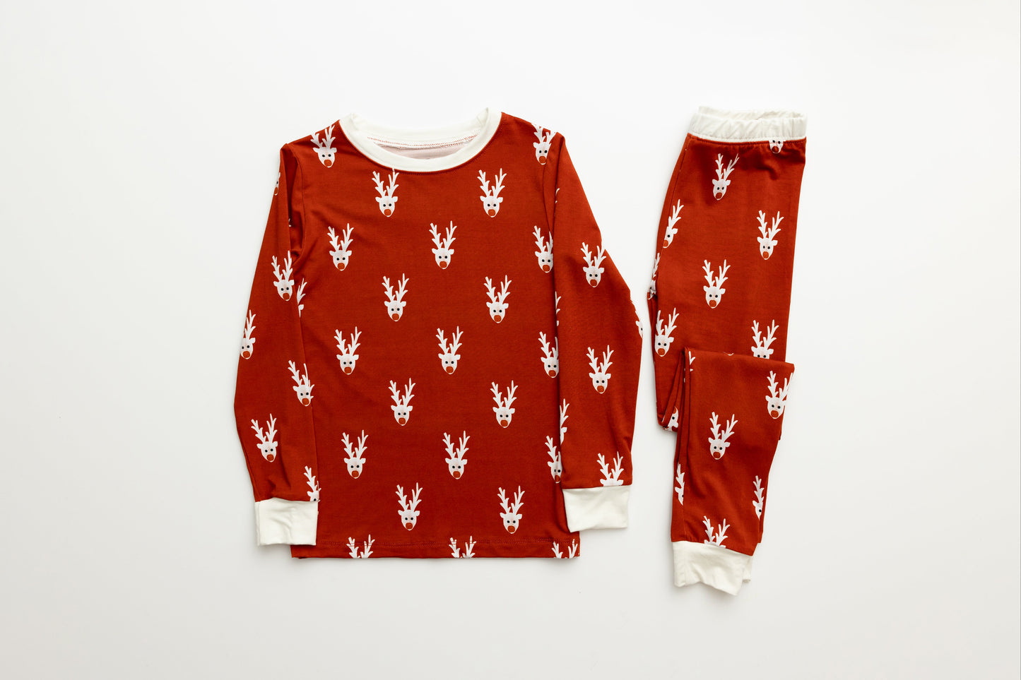 Reindeer Friends-AK Dreamers Bamboo zipper PJ’s RTS