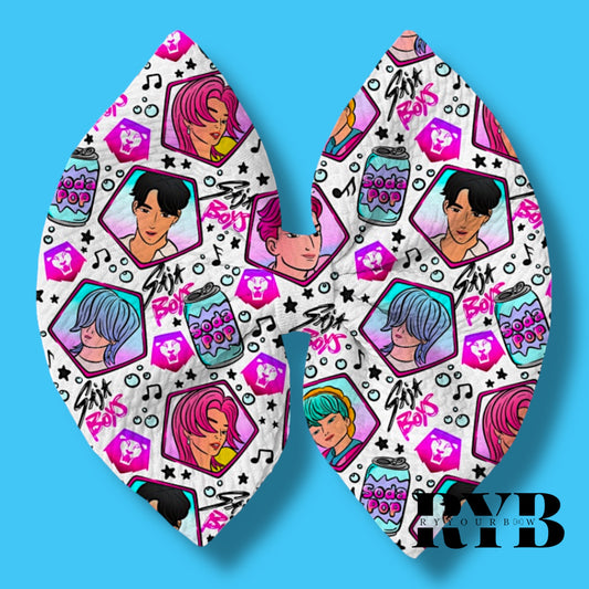 Saja Boys White Bows or Headwraps