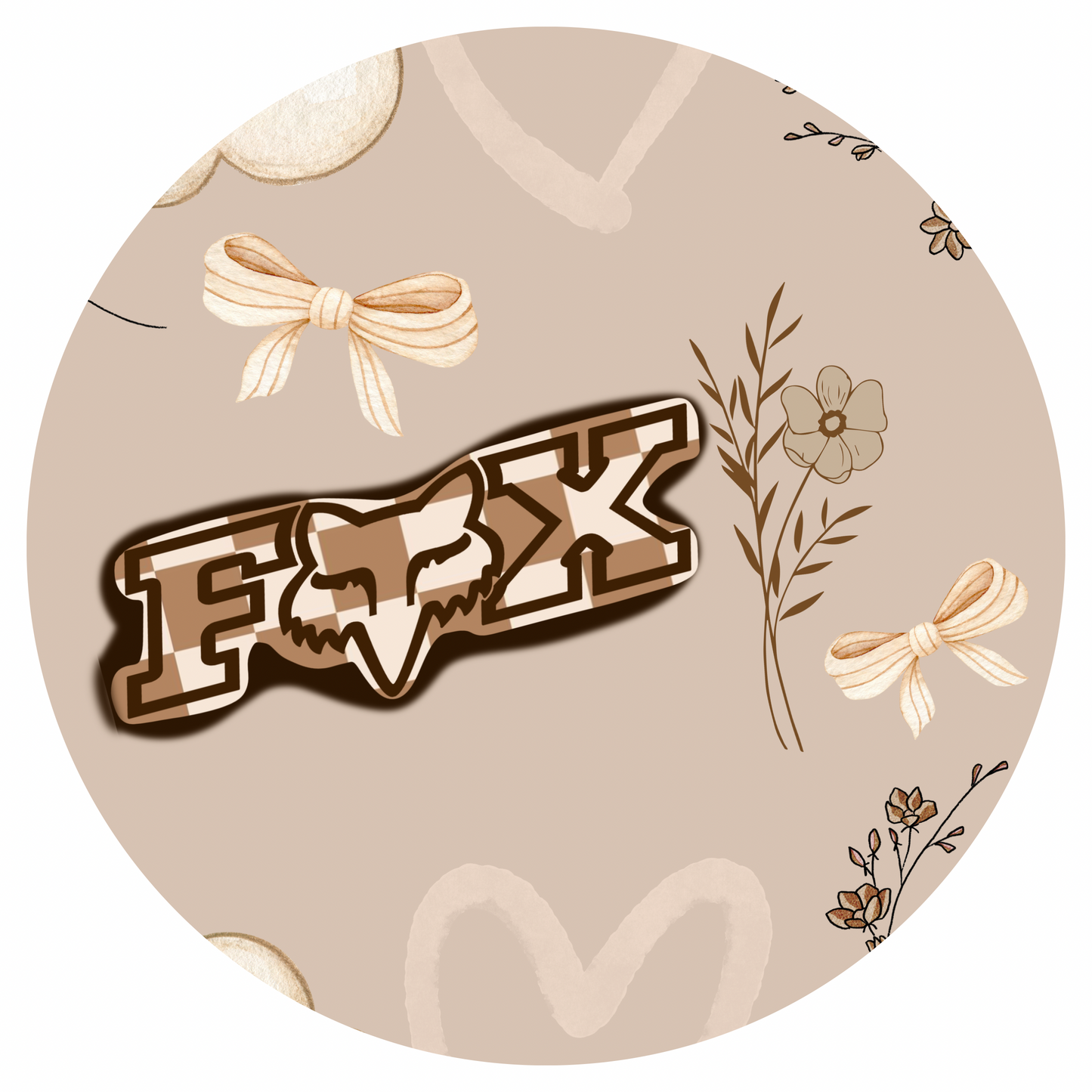 Brown Fox Ruffled Zippy *PREORDER*