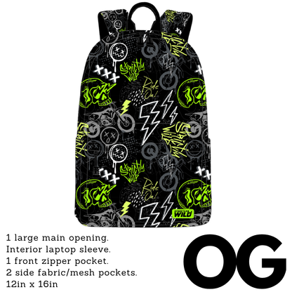Neon Ride On Backpacks