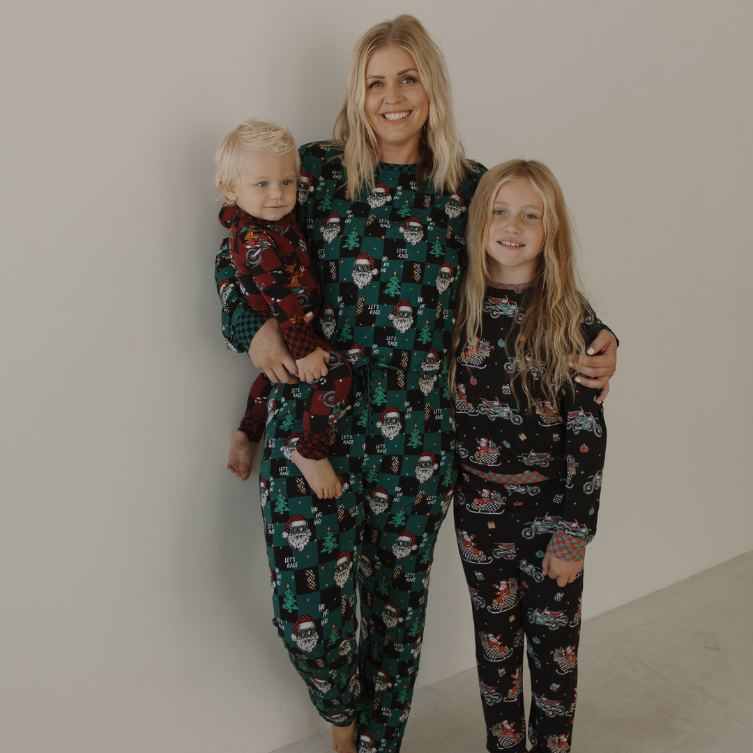 Santas Speedy Sleigh Toddler & Youth Pajamas