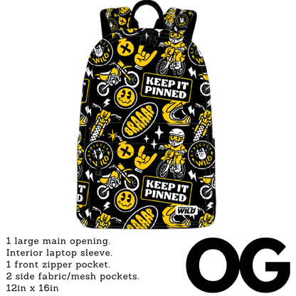 Keep It Pinned Backpacks