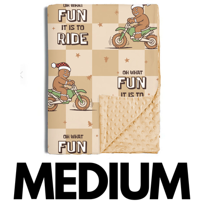 Oh What Fun It Is To Ride Blankets / PREORDER shipping Oct 26 - Nov 9