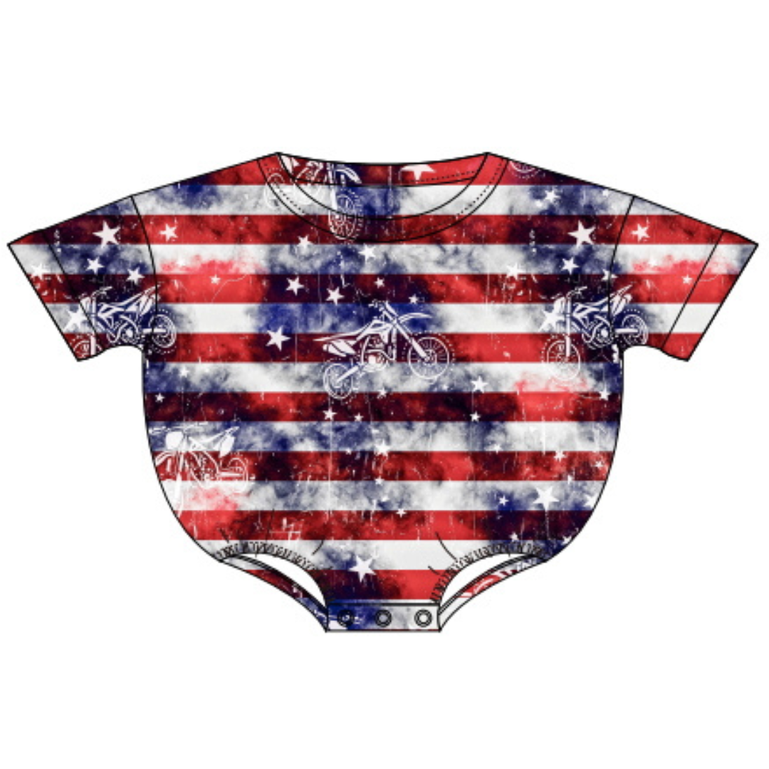 All American Ripper Bubble Romper