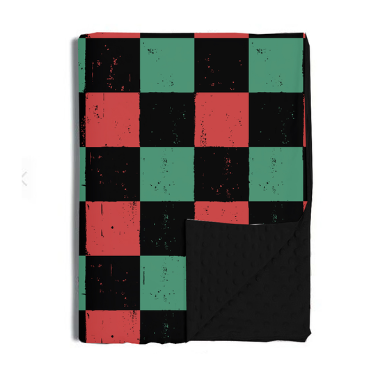 Christmas Check Blankets / PREORDER shipping Oct 26 - Nov 9