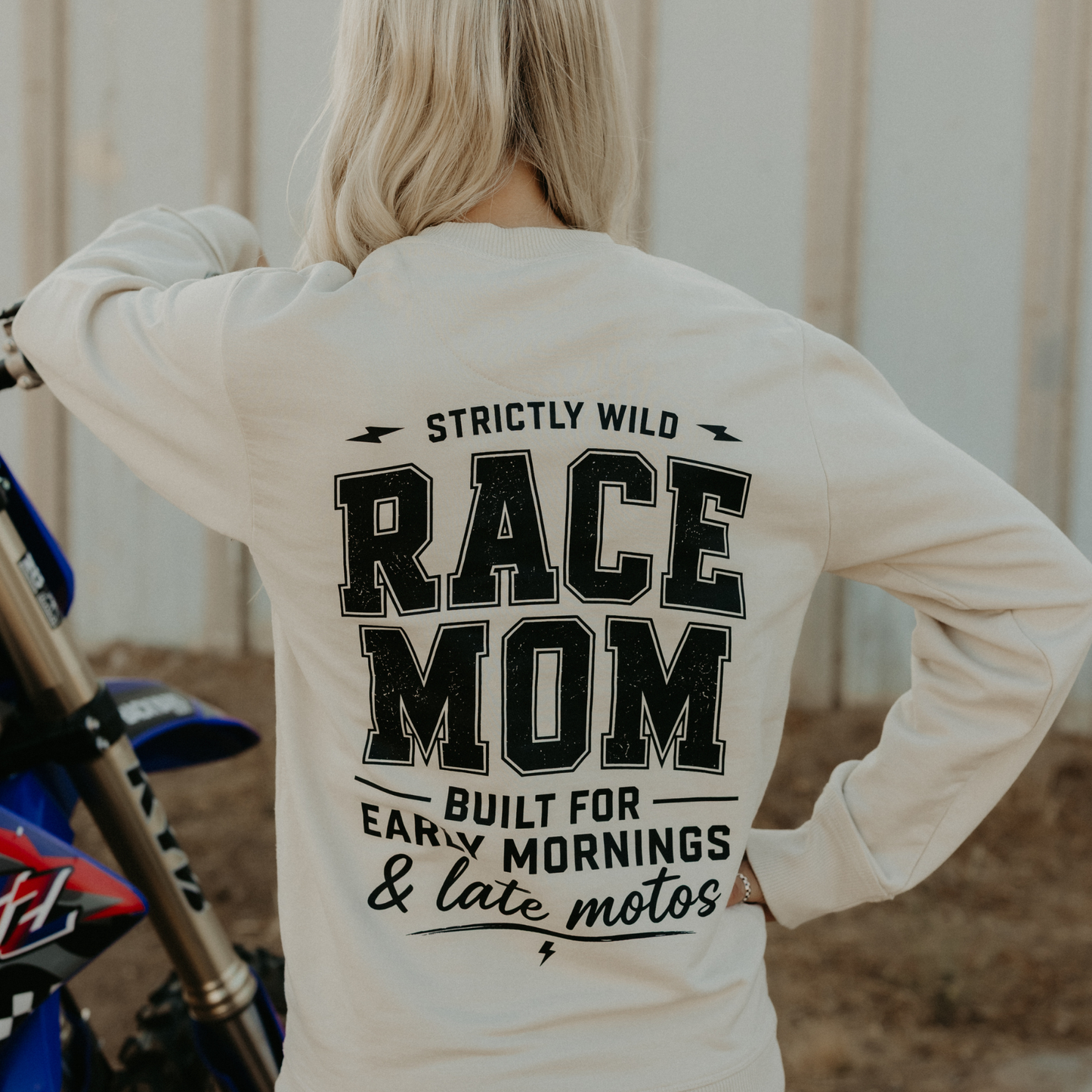 Race Mom Vintage Crewneck / PREORDER: est shipping October 28 - Nov 18