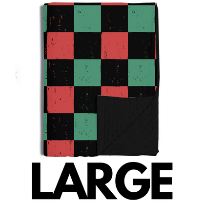 Christmas Check Blankets / PREORDER shipping Oct 26 - Nov 9