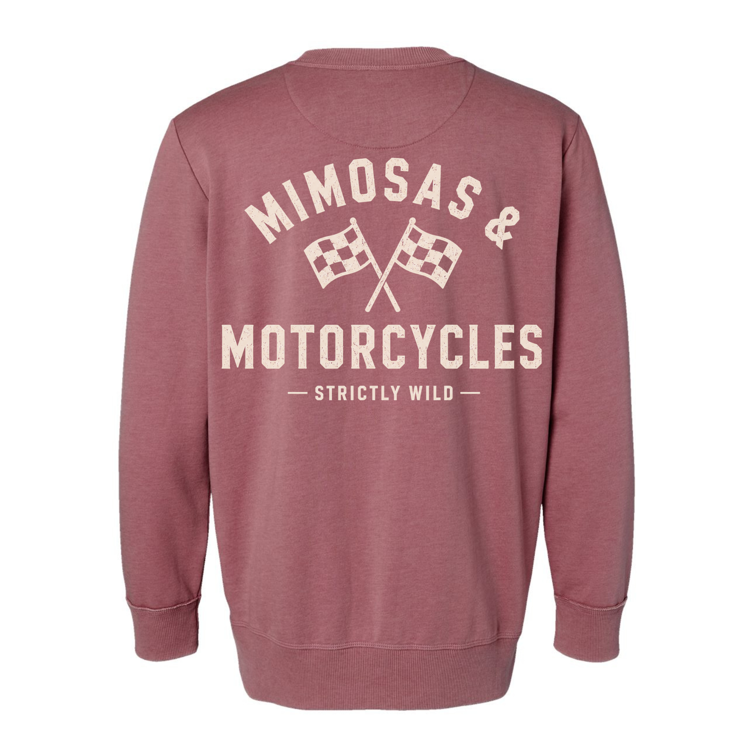 Mimosas & Motorcycles Vintage Crewneck / PREORDER: est shipping October 28 - Nov 18