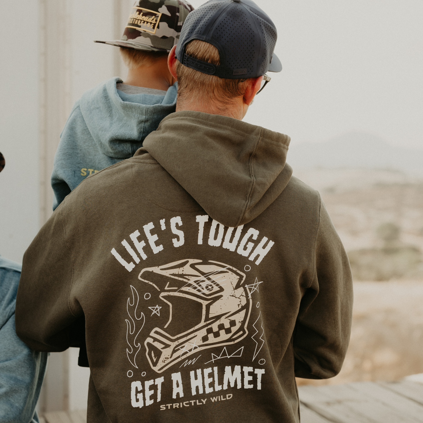Life's Tough Get A Helmet Hoodie / PREORDER: shipping October 28 - Nov 18