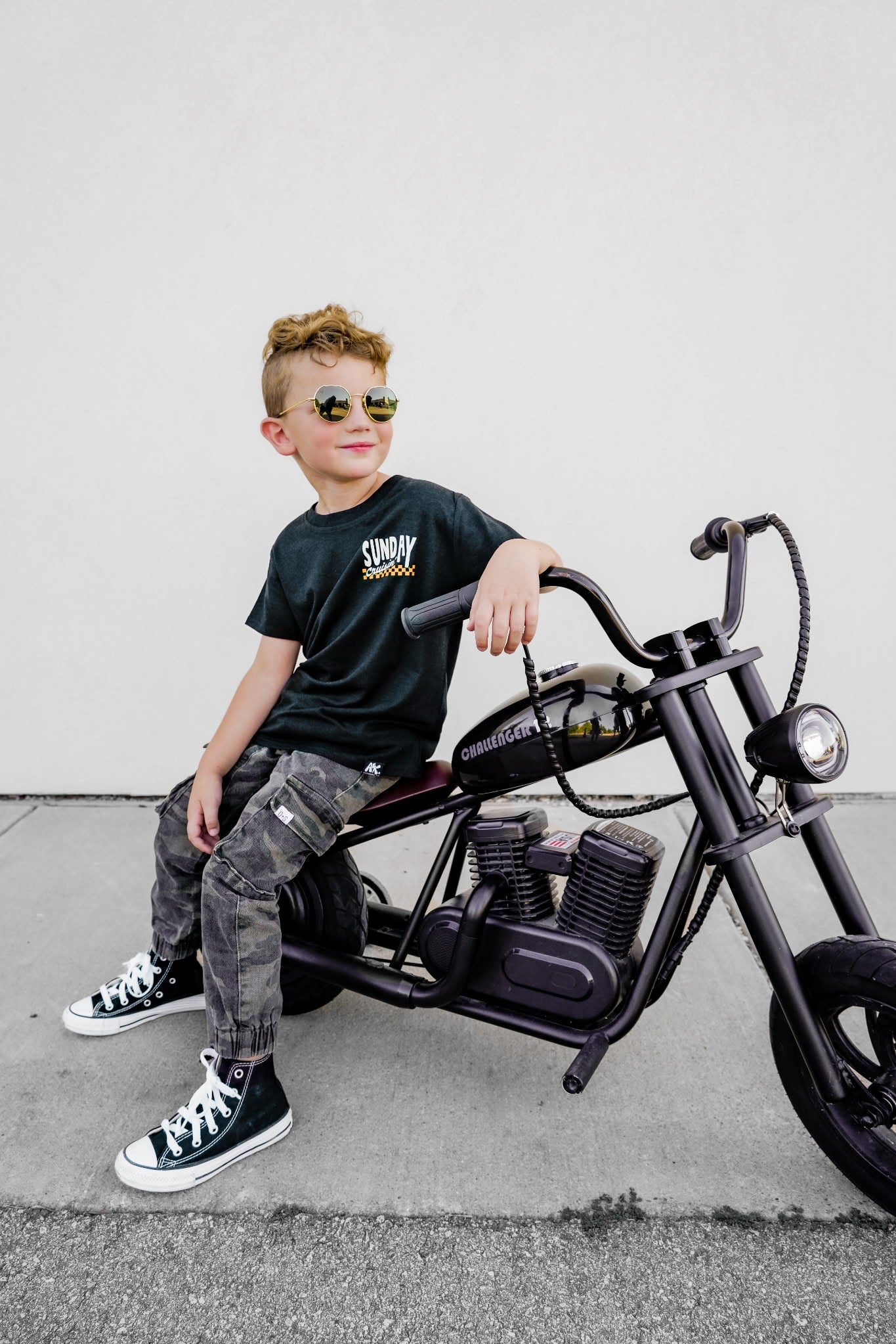 Sunday Crusin'-Graphic Bamboo Tee-