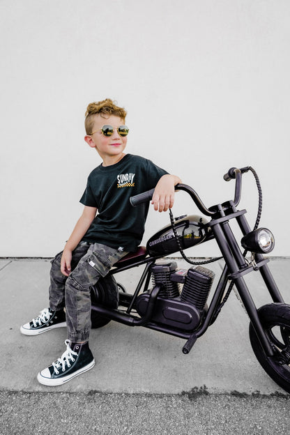 Sunday Crusin'-Graphic Bamboo Tee-