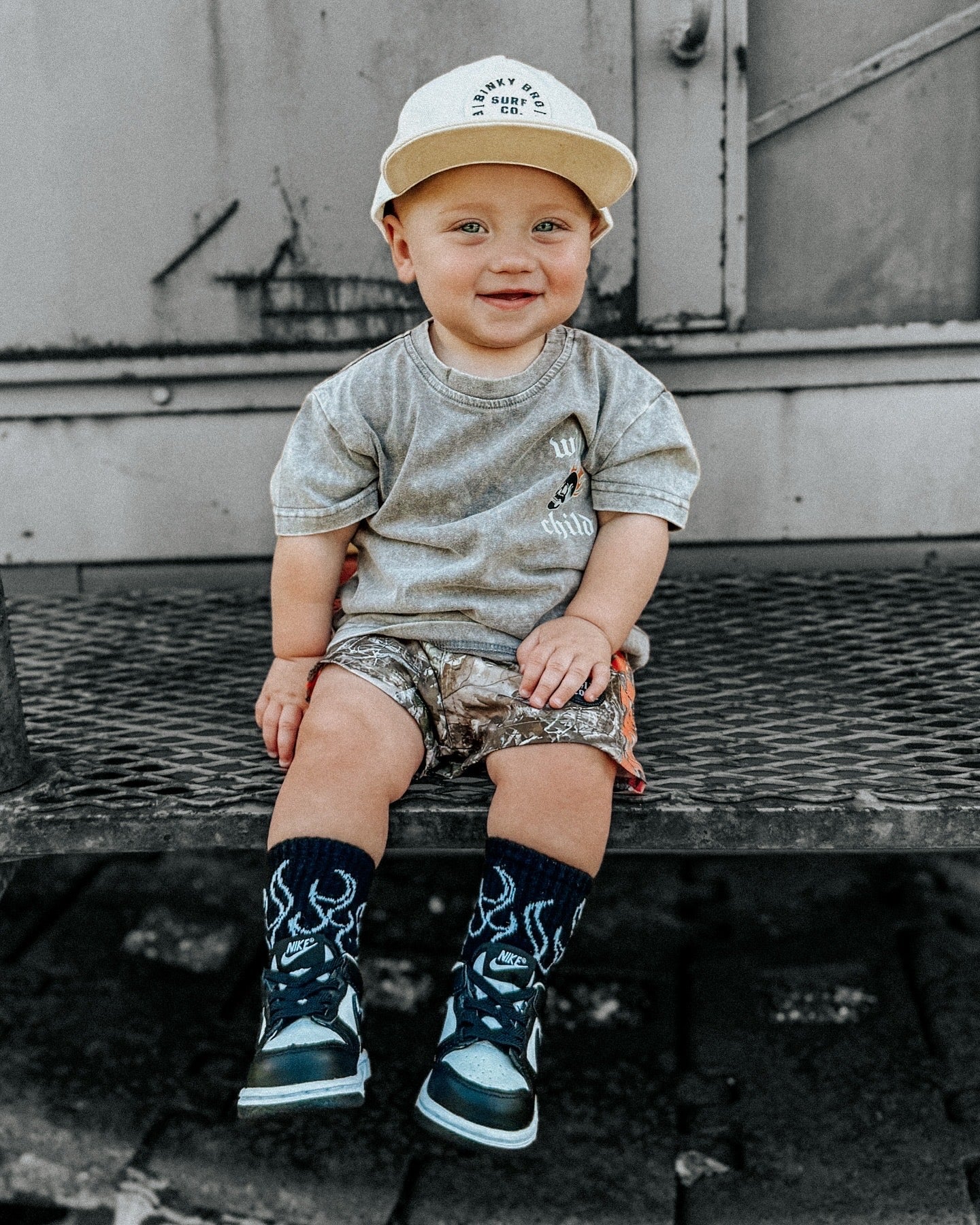 Wild Burn Acid Wash Tee