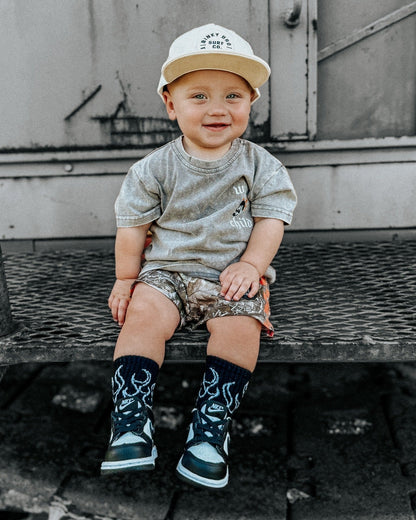 Wild Burn Acid Wash Tee