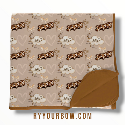 Brown Fox Double Sided Blanket *PREORDER*