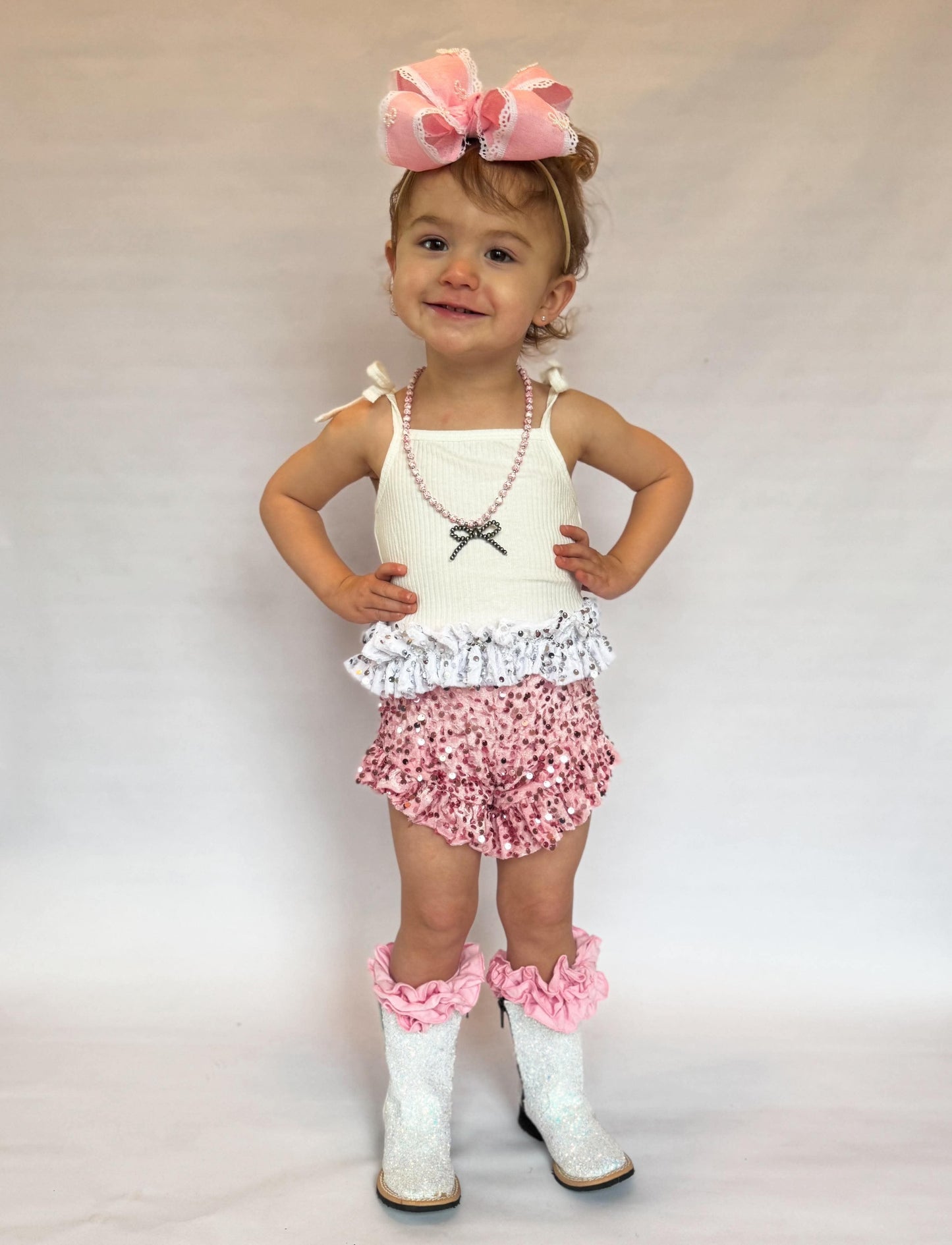 Toile Bow Necklace (2 colors)