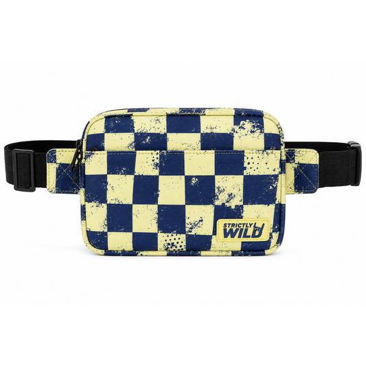 Gate Drop Checker Cross Body Bag