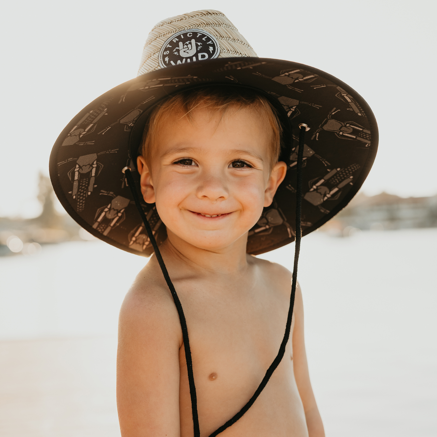 Dirt Bike District Straw Hat