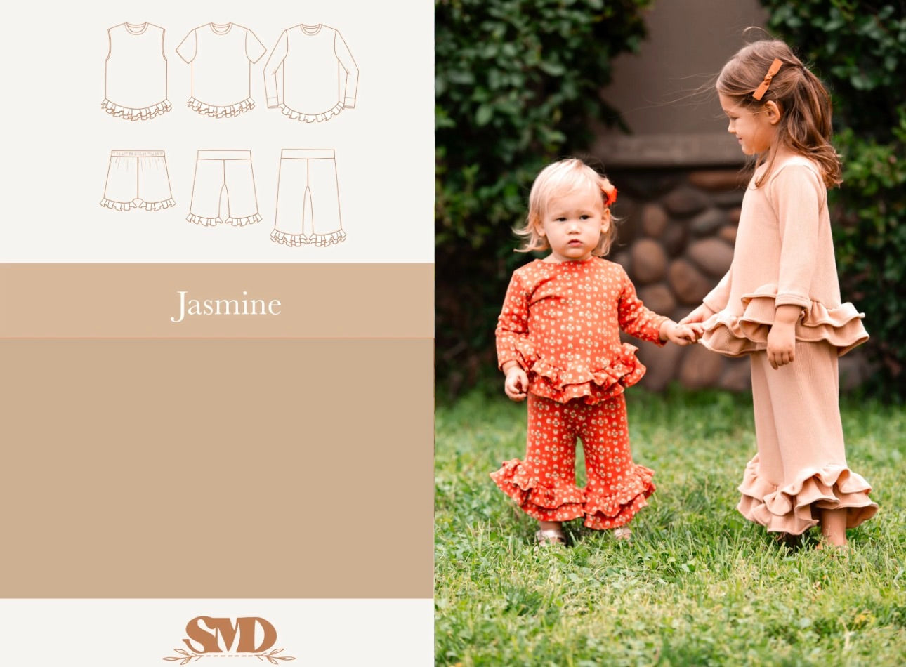 Custom Jasmine Lounge Top and Bottom Set