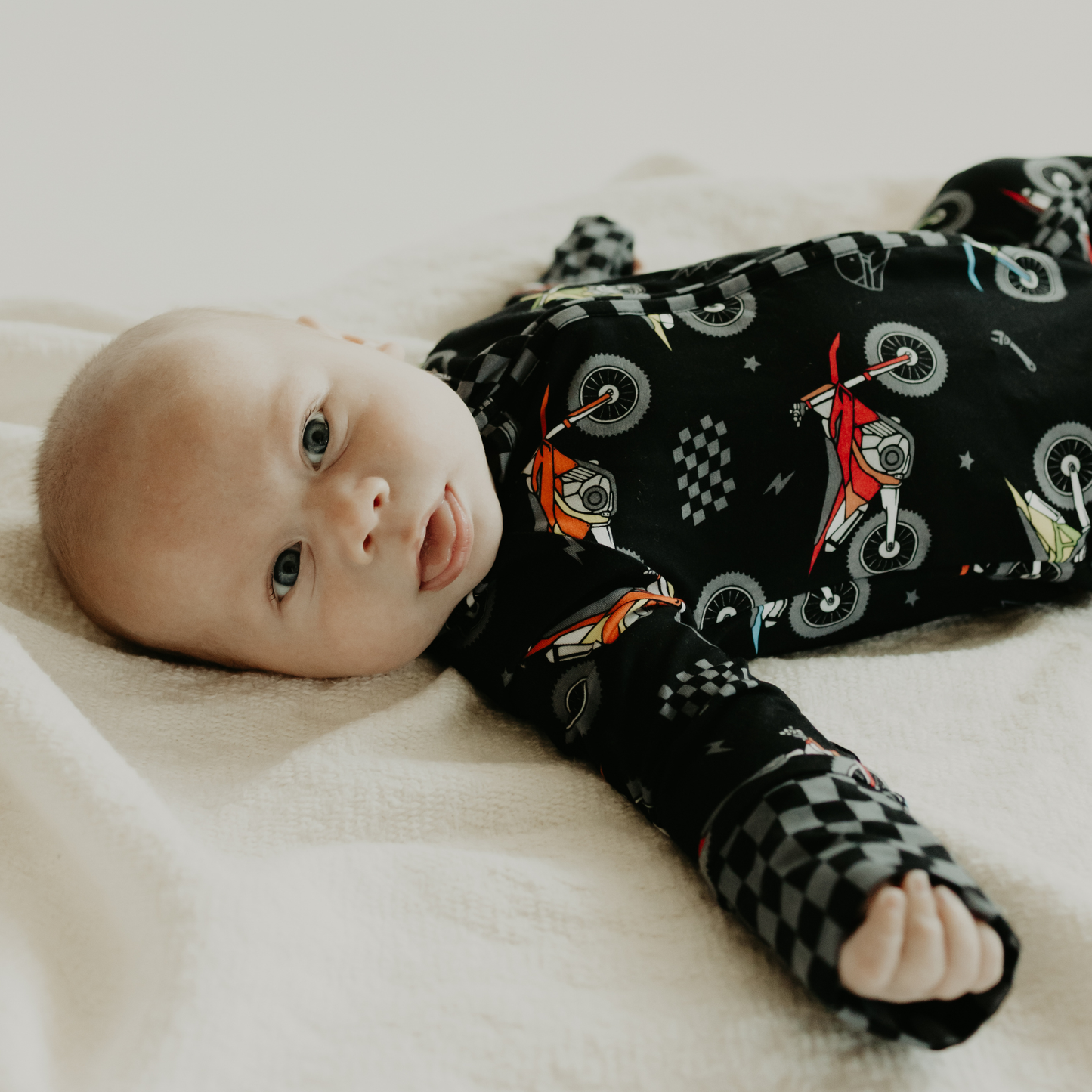 Bike Life Zip Up Pajamas